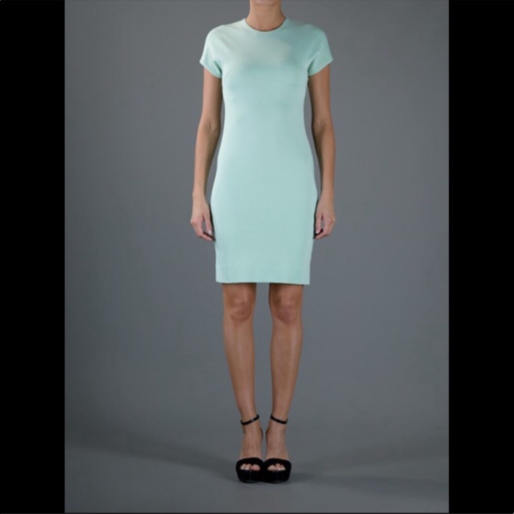 Acne Studios Swing Milano Mint T Shirt Dress